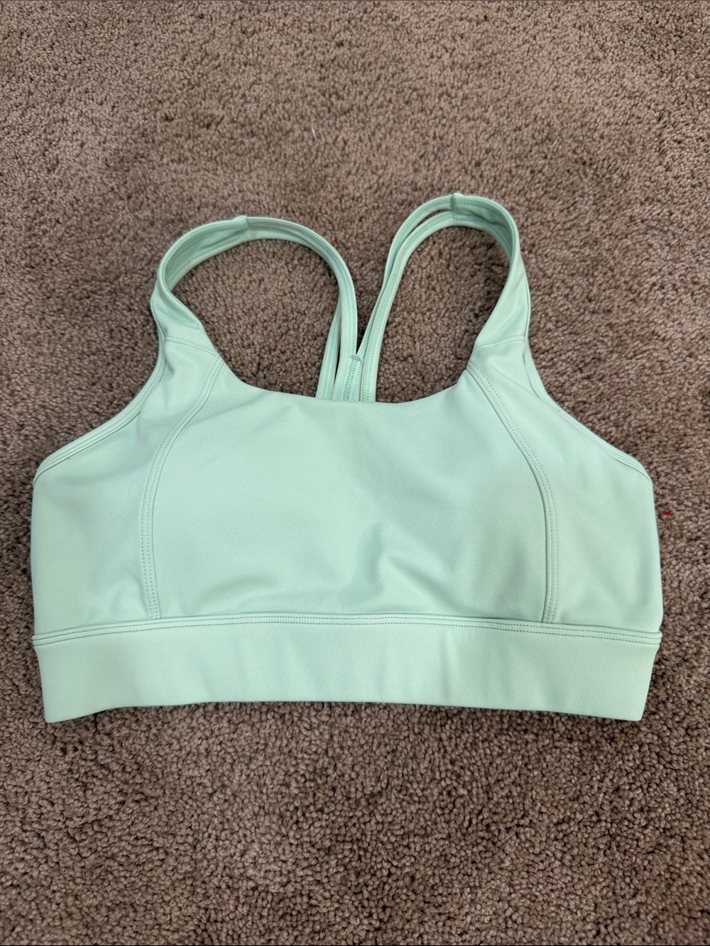 Mint Green Racerback Sports Bra - Brand Unspecified